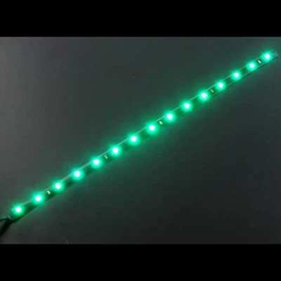 Image de Lumonic LED Strip 0,3m Vert Bande 12V IP65 18LEDs 60 LED/m SMD2835 I Stripe 30cm, LED, lumineuse