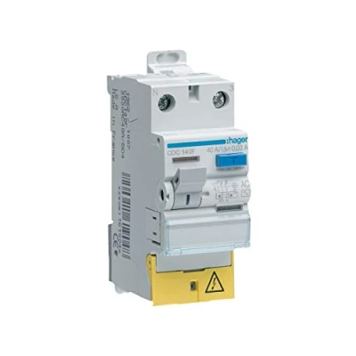 Image de interrupteur différentiel hager 40a 30 ma 1 pôle + neutre type ac vis /