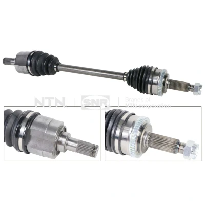 Image de SNR DK84.003 Arbre de transmission Essieu avant gauche 674 avec support en caoutchouc HYUNDAI: i30 I Break, 3/5 portes
