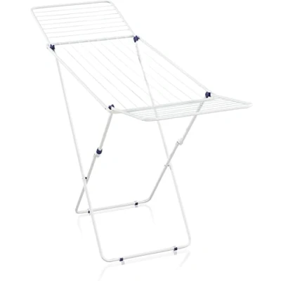 Image de Leifheit séchoir sur pied Classic 200 Easy, étendoir à linge ailes pour longs vêtements, sèche léger et stable, pliable avec longueur d&#039;étendage de 20 m 2 machines laver