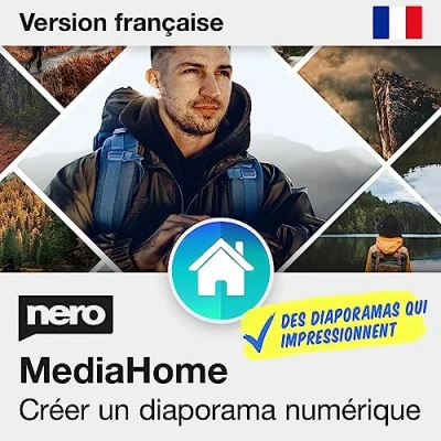 Image de Nero Créer un diaporama Slideshow Maker des diaporamas avec photos, de la musique et vidéos Windows 11 / 10 8.1 7 licence illimitée 1 PC