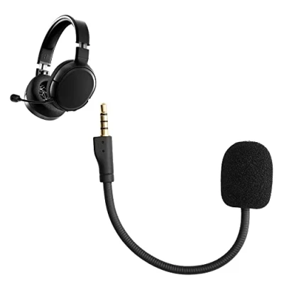Image de kwmobile Microphone de Remplacement Compatible avec Steelseries Arctis 1 Micro Rechange pour Casque Audio Gaming Noir