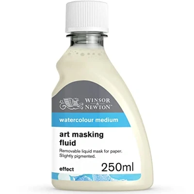 Image de WINSOR &amp; NEWTON ADDITIF AQUARELLE FLUIDE A MASQUER COLORE 250ML