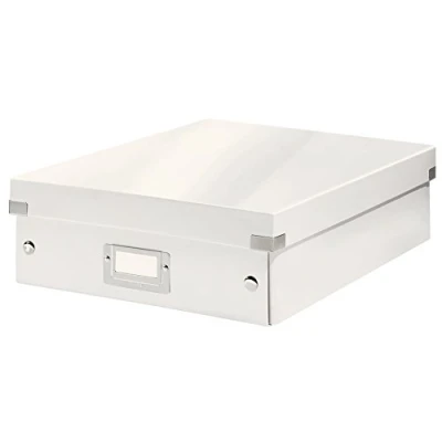 Image de Leitz Boîte à Compartiments, Click &amp; Store, 60580001 Moyenne, Blanc