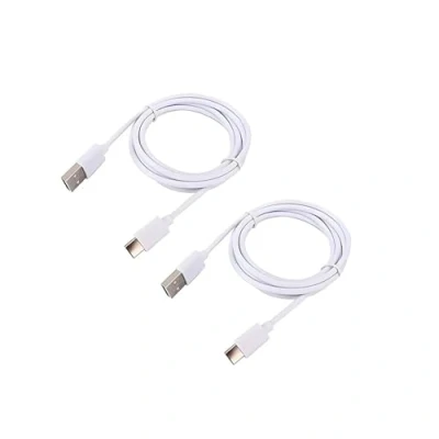 Image de Jembe Lot de X2, Câble USB A vers C Blanc, Type 1,5 m pour charge, synchronisation et transfert