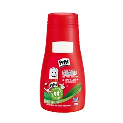 Image de Pritt colle universelle, 50 g de bricolage à séchage rapide pour enfants avec application facile, liquide sans solvant nombreux matériaux