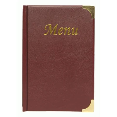 Image de Securit Basic A5 Protège menu, 4 Inserts Fixes (présente 8 Pages A5)