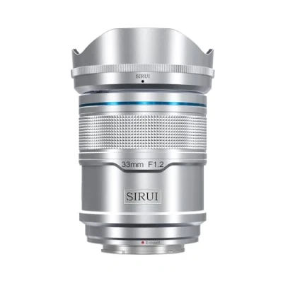 Image de SIRUI Sniper objectif autofocus 33 mm, grand angle F1.2 APS C pour A5 A6 A7 FX A9 ZV E Series (monture E, argenté)