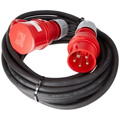Image de PCE 47451 H07RN F5G Rallonge électrique CEE à 5 Broches 1,5 mm² 16 A 10 m