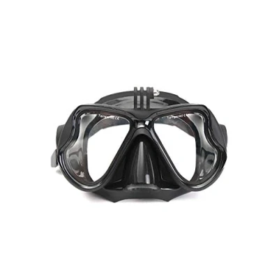 Image de ACCESSOIRES PHOTO IBROZ Masque Plongée noir avec fixation pour caméra GoPro