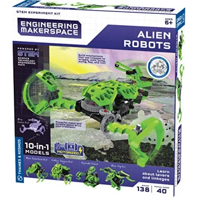 Image de Thames &amp; Kosmos 555062 Alien Robots Science Experiment kit, Multi Version Anglaise