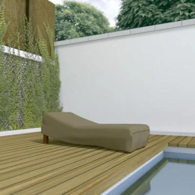 Image de Housse de protection en polyester pour chaise longue 200 x 80 40 cm 90 g/m2