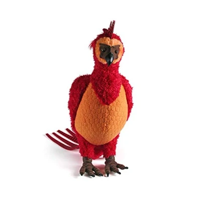 Image de The Noble Collection Fawkes Collector&#039;s Plush by Officially Licensed 14in (35cm) Harry Potter Toy Dolls Red &amp; Gold Phoenix for Kids Adults