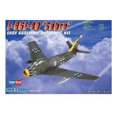 Image de Hobbyboss Maquette de Sabre F 86F 40 échelle 1:72, 15,7 x 6 cm