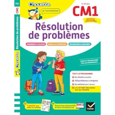 Image de Résolution de problèmes CM1 Cahier soutien nouveau programme Leçons et exercices corrigés (Broché)