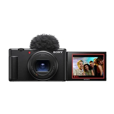 Image de Sony ZV 1 II Appareil Photo Vlog numérique écran orientable pour Le vlogging Objectif Zoom Grand Angle vidéo 4K Microphone omnidirectionnel