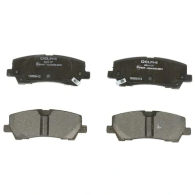 Image de DELPHI LP3254 Jeu de plaquettes frein avec indicateur d&#039;usure tôle anti bruit sans accessoires FORD USA: Mustang Mk6 Coupe