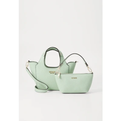 Image de Guess Helina MINI TOTE SET Sac à main, Femme, Taille: One Size, Celadon