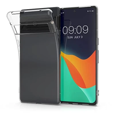 Image de kwmobile Coque Smartphone Compatible avec Google Pixel 7 Housse de téléphone en TPU Transparent