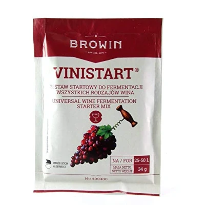 Image de VINISTART levure de Vin 34g + Nutritive Vit B Nutritif Les éléments nutritifs