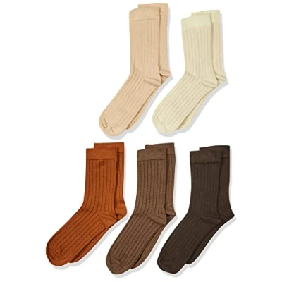 Image de Minymo 5PACK Chaussettes pour enfants, Taille: 23 26, Cocoa brown