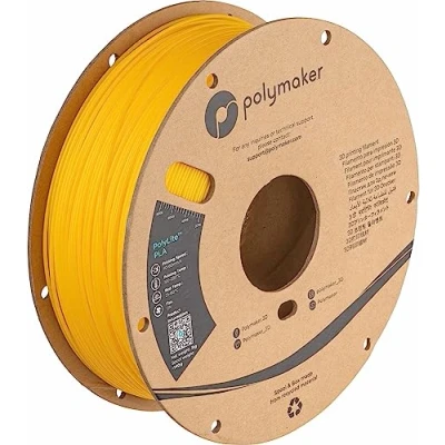 Image de Polymaker PolyLite PLA Jaune 1.75mm 1kg