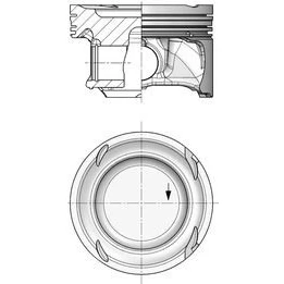 Image de KOLBENSCHMIDT 40862600 Piston 83 MERCEDES BENZ: Classe E Berline, Vito Van, C Berline