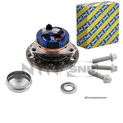 Image de SNR R153.33 Kit de roulements roue avec support en caoutchouc, bague magnétique intégré 136mm OPEL: Astra G CC, Zafira A, Coupe
