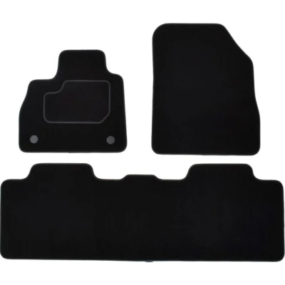 Image de MAMMOOTH A041 RNT186 PRM 01 Ensemble de tapis sol Textile avant et arrière 3 noir Sur mesure