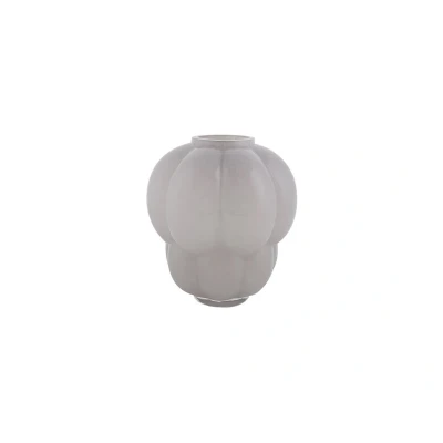 Image de AYTM Vase Uva, Ø 26 cm, gris tourterelle, verre, soufflé à la bouche