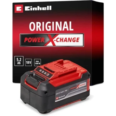 Image de Einhell Batterie 5,2 Ah Power X Change PLUS (Lithium Ion, 18 V, pour tous les appareils Change)