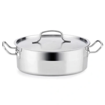 Image de Casserole Quid Azzero Acier inoxydable 32 x 7,5 cm Tous feux dont induction