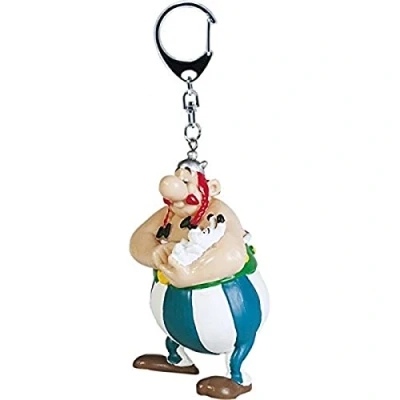 Image de Plastoy 60402 Porte clé Obelix Tenant Idefix