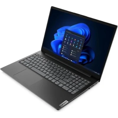 Image de Lenovo V15 G4 AMN AMD Ryzen™ 3 7320U Ordinateur portable 39,6 cm (15.6 ) Full HD 8 Go LPDDR5 SDRAM 256 SSD Wi Fi 5 (802.11ac) Windows 11 Pro Italien Noir Neuf