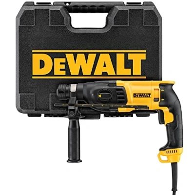 Image de DeWalt D25133K Perforateur Sds Plus 3 Modes 26 mm Filaire 800W Vitesse à Vide 0 1500 tr/Min Energie de frappe (Epta 05/2009) 2, 8 Joules