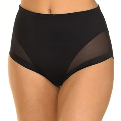 Image de DIM Culotte Femme Taille Haute Invisible Generous Classique x1, Noir, S