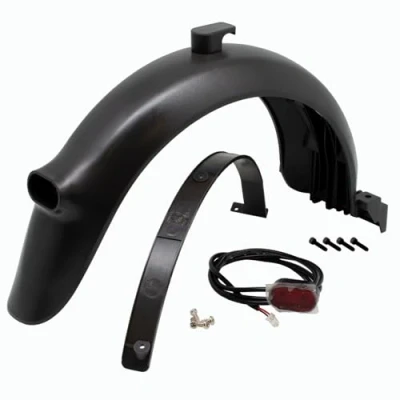 Image de M365Lyon Garde Boue arrière Compatible avec Trottinette Electrique Ninebot F20 F25 F30 F40 (kit Complet)