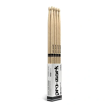 Image de ProMark Classic Attack 5B Shira Kashi Paire de baguettes en chêne ovale avec pointe bois