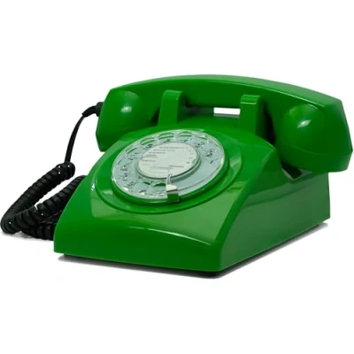 Image de Opis 60s Mobile: telephone vintage fixe gsm 2G rétro avec cadran rotatif Neuf