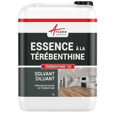 Image de Essence à la térébenthine bois cuir 1 L ARCANE INDUSTRIES