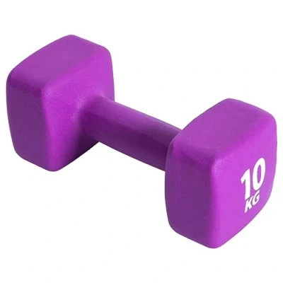 Image de Pure 2 Improve Haltères en néoprène, unisexes pour adultes, violet, 10 kg