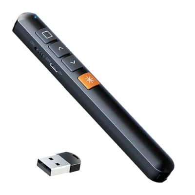 Image de zoerbufan Pointeur Laser for Powerpoint, Telecommande Ordinateur 2.4GHz Télécommande Présentation sans Fil avec Hyperlien Contrôle pour Présentation, Enseignement, Bureau