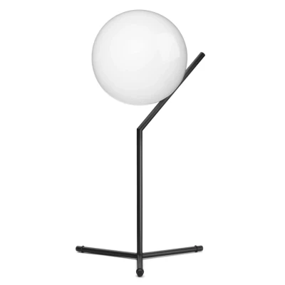 Image de Flos IC T1 High Lampe de Table Noir Mat