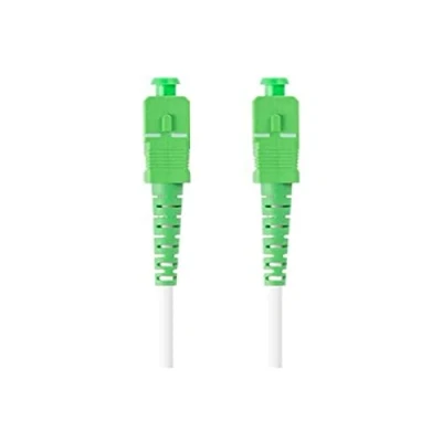 Image de lanberg LATIGEUR FIBRE 10M MONO SC/APC SIMPLEX G657B3 LSZH BLANC