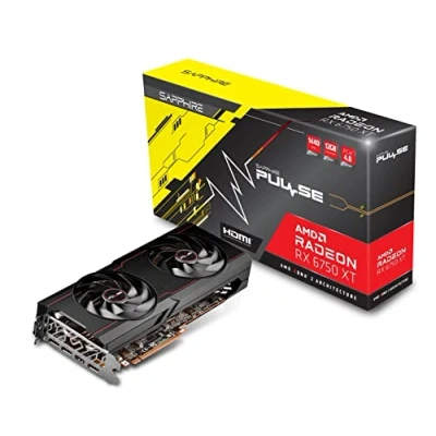 Image de Sapphire Pulse AMD Radeon RX 6750 XT Gaming OC 12GB GDDR6 HDMI/Triple DP Noir