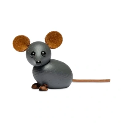 Image de Spring Copenhagen Décoration The house souris 4,5 cm Gris