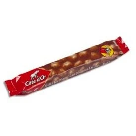 Image de COTE D&#039;OR Bâton Chocolat au Lait et Noisettes entières barres chocolatées Cacao 100% durable Présentoir de 32 x 45 g