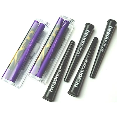 Image de HEADNMORE® Kit de smoking #6 2x Zen Cone Roller + 4 x étuis coniques noir/tour conique 6 pièces