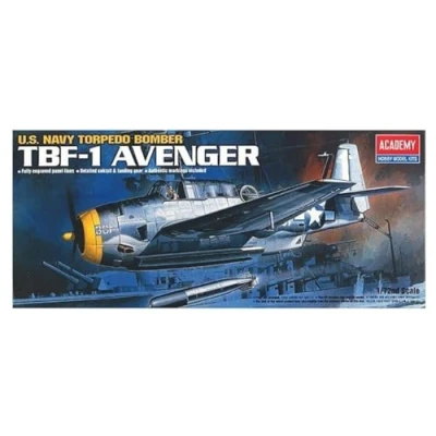 Image de Academy Kit de modèle d&#039;avion Avenger TBF 1 Echelle 1/72