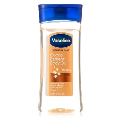 Image de Vaseline Huile gel revitalisante pour le corps Enrichie au beurre de cacao, à l&#039;huile d&#039;amande et aux extraits noix du Brésil 200 ml